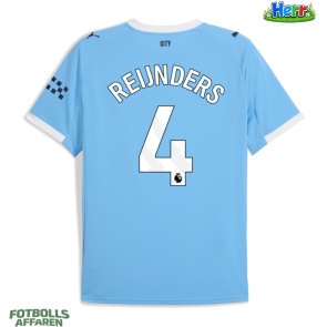 Manchester City Tijjani Reijnders #4 Hemmatröja 2025-26 Kortärmad